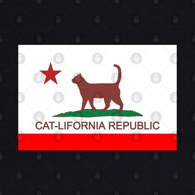 CAT lifornia flag by G4M3RS